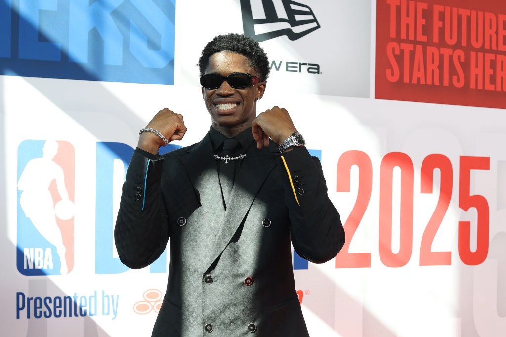 VJ Edgecombe a few hours before getting drafted by the Sixers