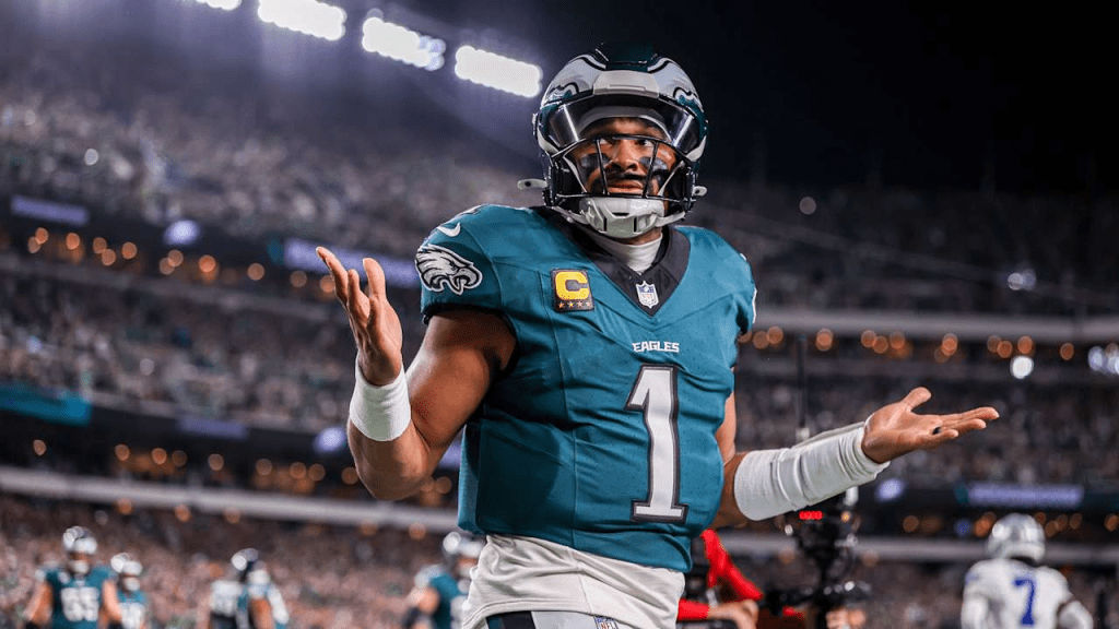 Eagles at Cowboys: Jalen Hurts vs Troy&nbsp;Aikman