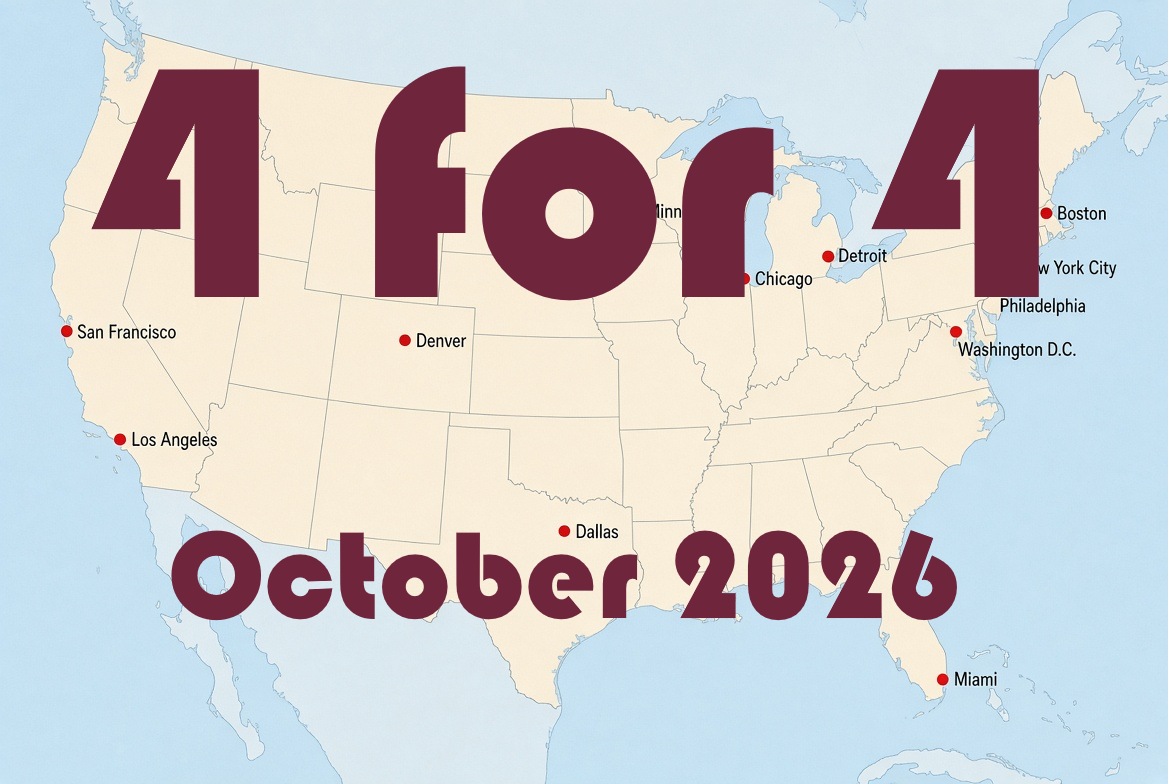 4 for 4, Philly vs Everybody: October 2026 (2)